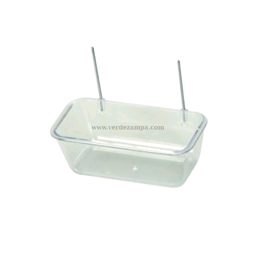 2gr Mangiatoia Piccola Con Ferri Cm 8x4x3h