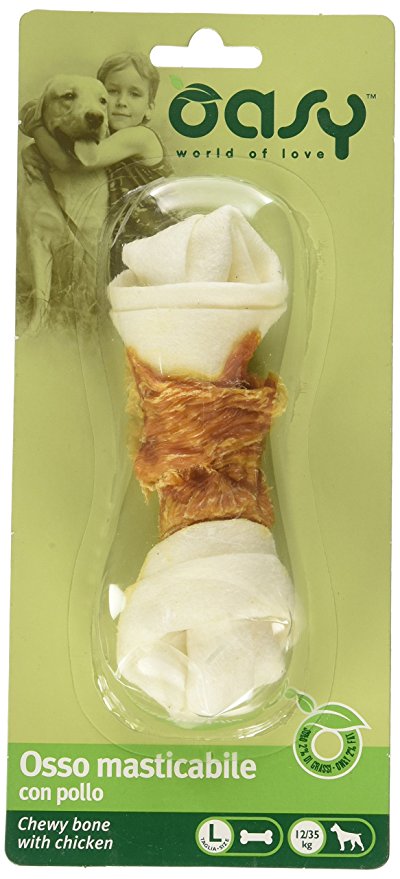 Oasy Snack Dog Osso Masticabile Con Pollo Tg L Gr 67