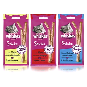Whiskas Sticks Manzo Pz 3 Gr 18