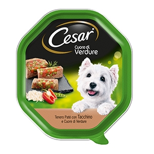 Cesar Selezione Orto Gr 150 - PATE' TACCHINO CUORE VERDURE