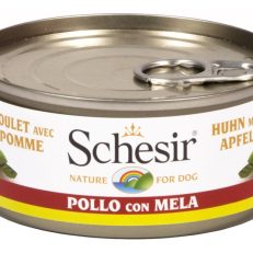 Schesir Dog Umido Lattina - 7372-4372 POLLO E MELA GR 150