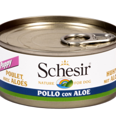 Schesir Dog Umido Lattina Puppy E Aloe Gr 150 - 4263 POLLO