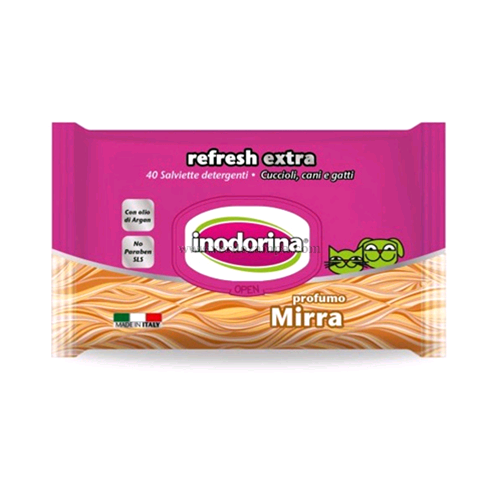 Inodorina Salviette Manto Lungo Mirra Pz 40 - immagine 3