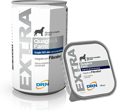 Drn Dog Umido Vaschetta Extra Quaglia E Farro Gr 150