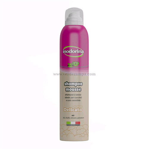 Inodorina Shampoo Mousse Delicato Ml 300 - immagine 3