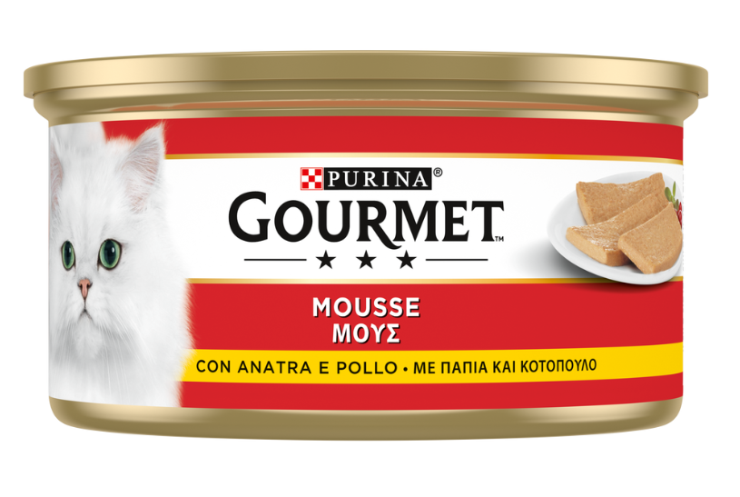 Gourmet Red Mousse Anatra Pollo Gr 195
