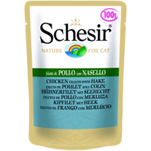 Schesir Cat Busta Soft Pollo Nasello Gr 85*