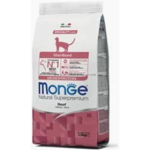 Monge Cat Secco Sterilized Manzo Kg 1,5