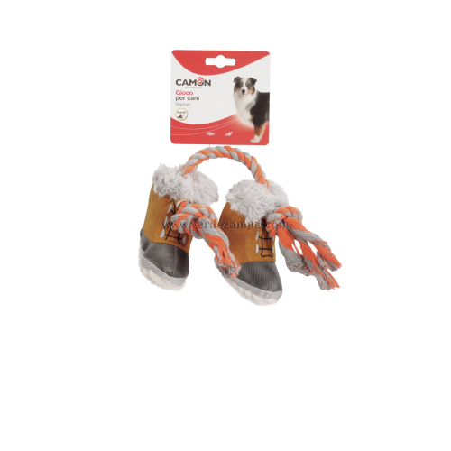 Camon Ah4131 Gioco Pelouche Scarponcini Corda Cm 38