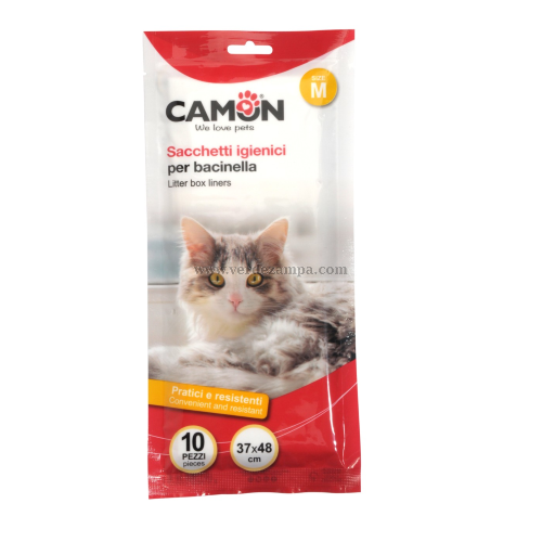 Camon Sacchetti (10p) X Cassetta Igienica, Misura - 6conf. - immagine 3