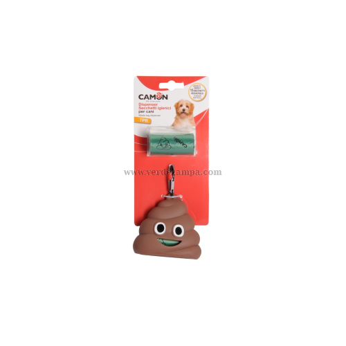 Camon B523/p Dispenser In Tpr "poo" C/2 Rotoli Da 15 Sacchetti - 8p - immagine 3