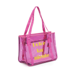 Camon Ca679 Borsa Trasportino Trasparente In Pvc - Viola 42x20x30(h)cm - immagine 2