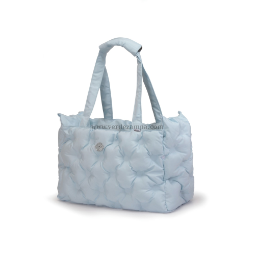 Camon Ca681 Borsa Trasportino Trapuntata - Azzurra 40x20x25(h) - immagine 3