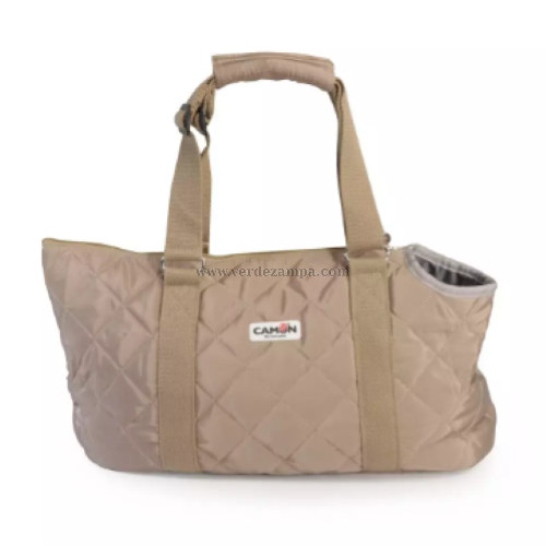 Camon Ca625/d Borsa-trasportino In Poliestere C/maniglie In Cotone - Colore Beige - 45x22x26cm - immagine 3