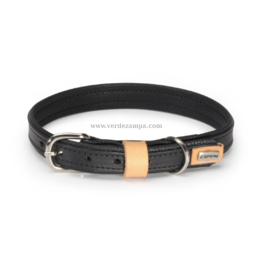 Camon Da097/a Coll. Cuoio Foderato Sint. Cucito C/finiture Cuoio Nero - 20x500mm - immagine 3