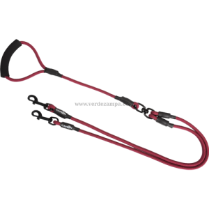 Camon Dc0001/c Guinzaglio Accoppiacane Doppio Corda Vinaccia Diam. 8 Mm 120 Cm