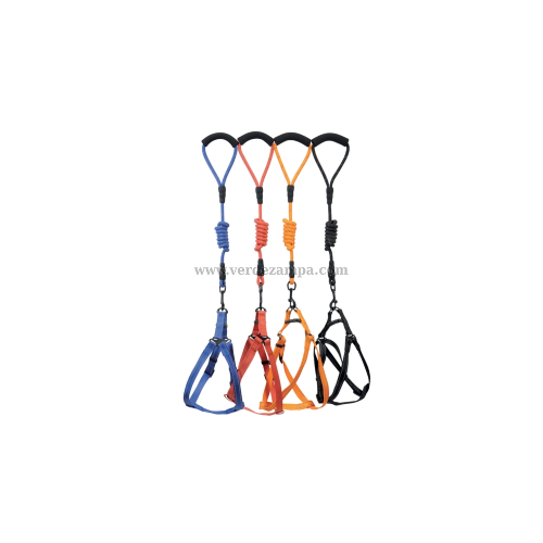 Camon Dc004/c Kit Pett.25mm+guinz.corda 12x1200mm- Reflex- Nero/blu/salmone/aran.-4p - immagine 3