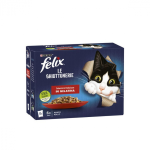 Felix Multipack Ghiottoneria Manzo-pollo Pz 12x Gr 85 - immagine 2
