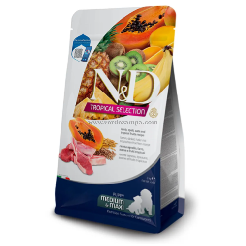 Farmina N&d Dog Secco Tropical Puppy Med/maxi Agnello Kg 10 - immagine 3