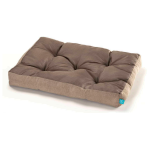 Leopet Materassino Nido D'ape Grigio E Unito Blu 105x75x10h Cm Waterp. - immagine 2