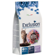 Exclusion Cat Secco Mediterraneo Giant Sterilized Pollo - KG 1,5