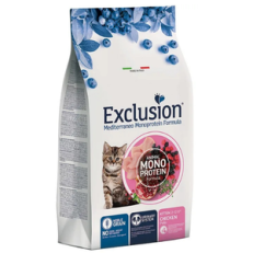 Exclusion Cat Secco Mediterraneo Kitten Pollo