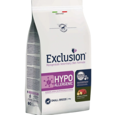 Exclusion Dog Secco Diet Hypoallergenic Small Cavallo Patate Kg  2