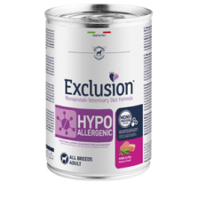 Exclusion Dog Umido Lattina Diet Hypoallergenic Gr 400