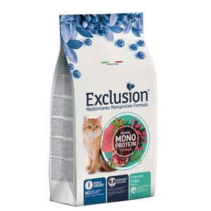 Exclusion Cat Secco Mediterraneo Sterilized Tonno