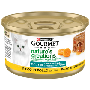 Gourmet Nature's Creations Mousse Cuore Pollo Carote Gr 85