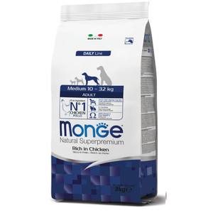 Monge Dog Secco Adult Medium Pollo