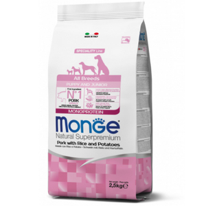 Monge Dog Secco Puppy All Breeds Maiale Kg 2,5