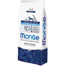 Monge Dog Secco Puppy Medium Pollo - KG 12