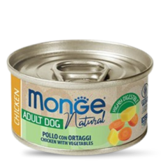Monge Dog Umido Lattina Gr 95 - POLLO E ORTAGGI