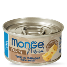 Monge Dog Umido Lattina Gr 95 - PUPPY TONNO FORMAGGIO
