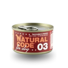 Natural Code Dog Umido Lattina Gr 90 - 03 TACCHINO E PATATE