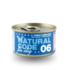 Natural Code Dog Umido Lattina Gr 90 - 06 TONNO MERLUZZO