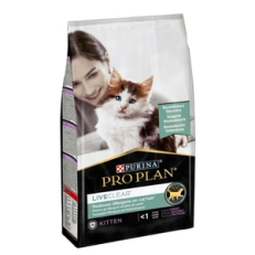 Proplan Cat Secco Kitten Liveclear Tacchino Kg 1,4