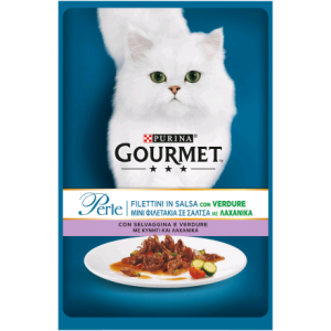 Gourmet Perle Filettini Salsa Gr 85 - SELVAGGINA VERDURE