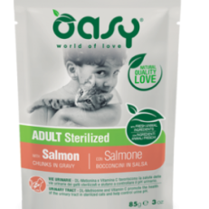 Oasy Cat Busta Adult Sterilized Salsa Gr 85 - SALMONE