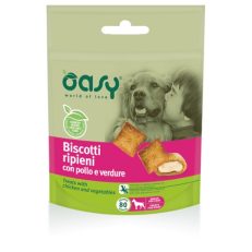 Oasy Snack Dog Biscotti Ripieni - POLLO E VERDURE GR 80