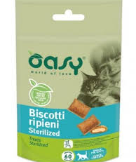 Oasy Snack Cat Biscotti Ripieni Gr 60 - STERILIZED