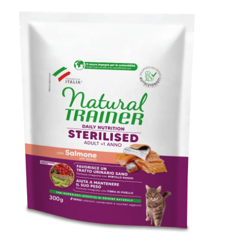 Trainer Natural Cat Sterilized Salmone