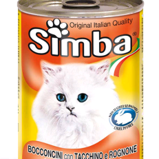 Simba Cat Umido Lattina Bocconcini Gr 400 - TACCHINO ROGNONE