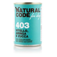 Natural Code Dog Umido Lattina Gr 400 - 403 VITELLO ARINGA E ZUCCA