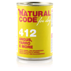 Natural Code Dog Umido Lattina Gr 400 - 412 ANGUS,FARRO E MORE