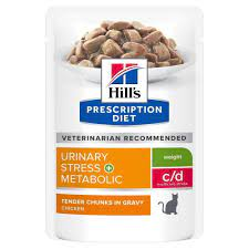 Cat Umido Prescription Diet Busta C/d Urinary Stress Gr 85 - HILL'S + METABOLIC POLLO