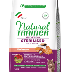 Trainer Natural Cat Sterilized Salmone - KG 1,5
