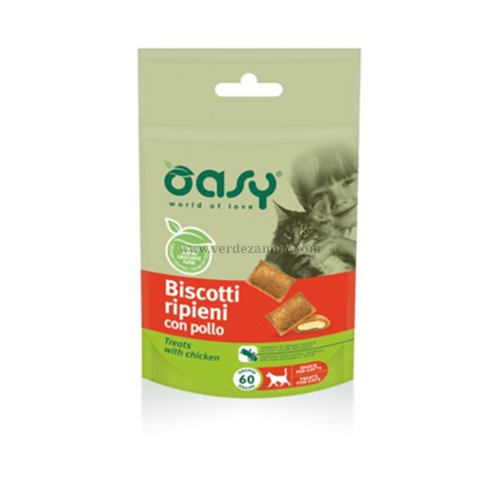 Oasy Snack Cat Biscotti Ripieni Gr 60 - immagine 3