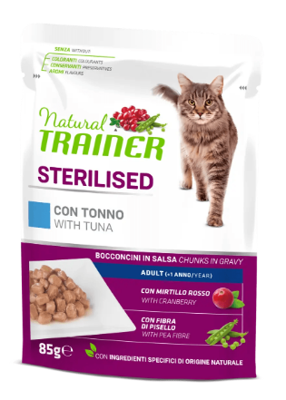 Trainer Natural Cat Busta Sterilizzato Gr 85